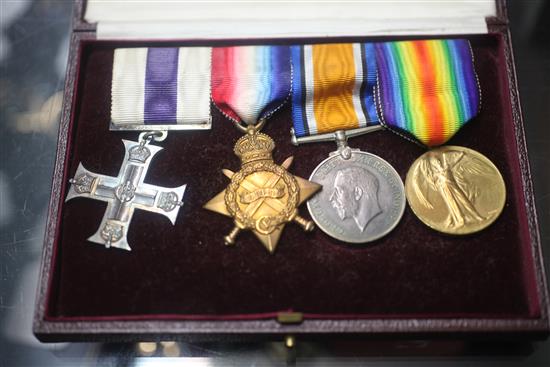 A First World War Military Cross group to Lieut. Gerald Forsyth and a companion group to his brother Private Bertra Forsyth